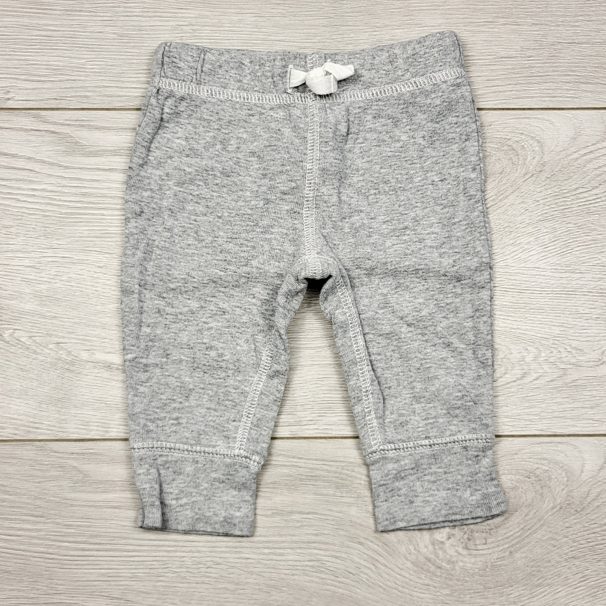 ECRS3 - Carters grey cotton pants. Size 3 months