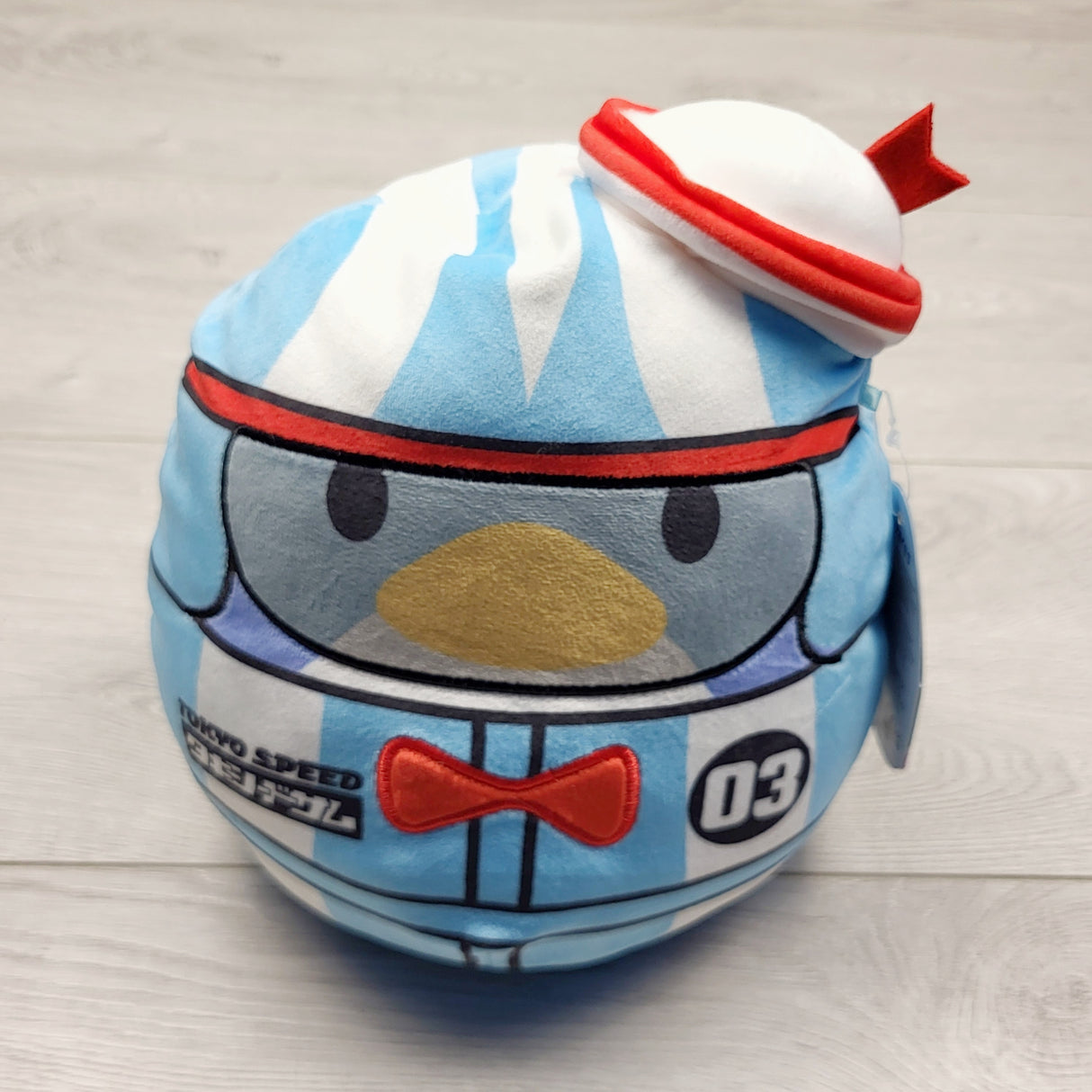 KTBL3 - NEW - Squishmallow  Hello Kitty Tuxedosam Tokyo Racer 8 inch plush