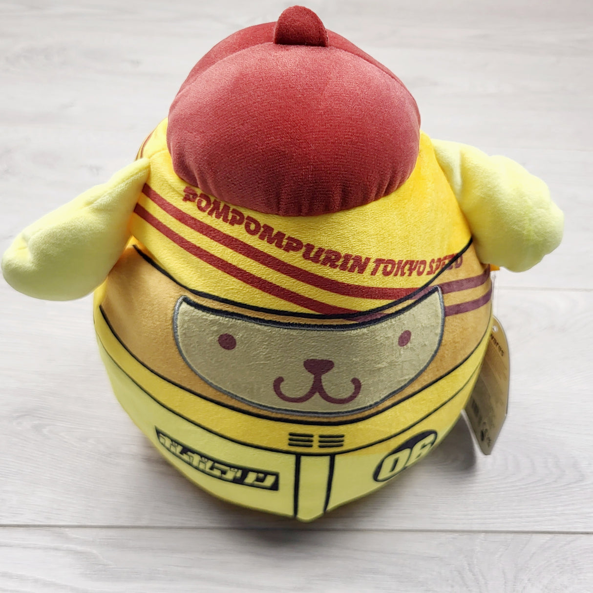 KTBL3 - NEW - Squishmallow Sanrio Pompom Purin Tokyo Racer 8 inch plush