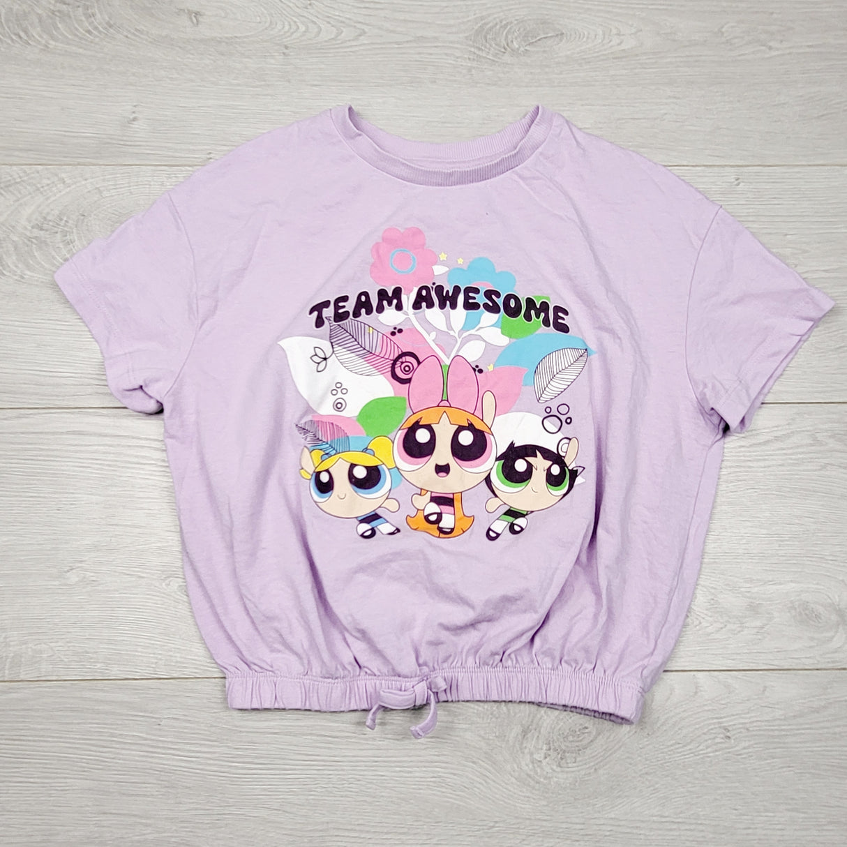 KTBL33 - Purple Power Puff Girls t-shirt. Size 7/8