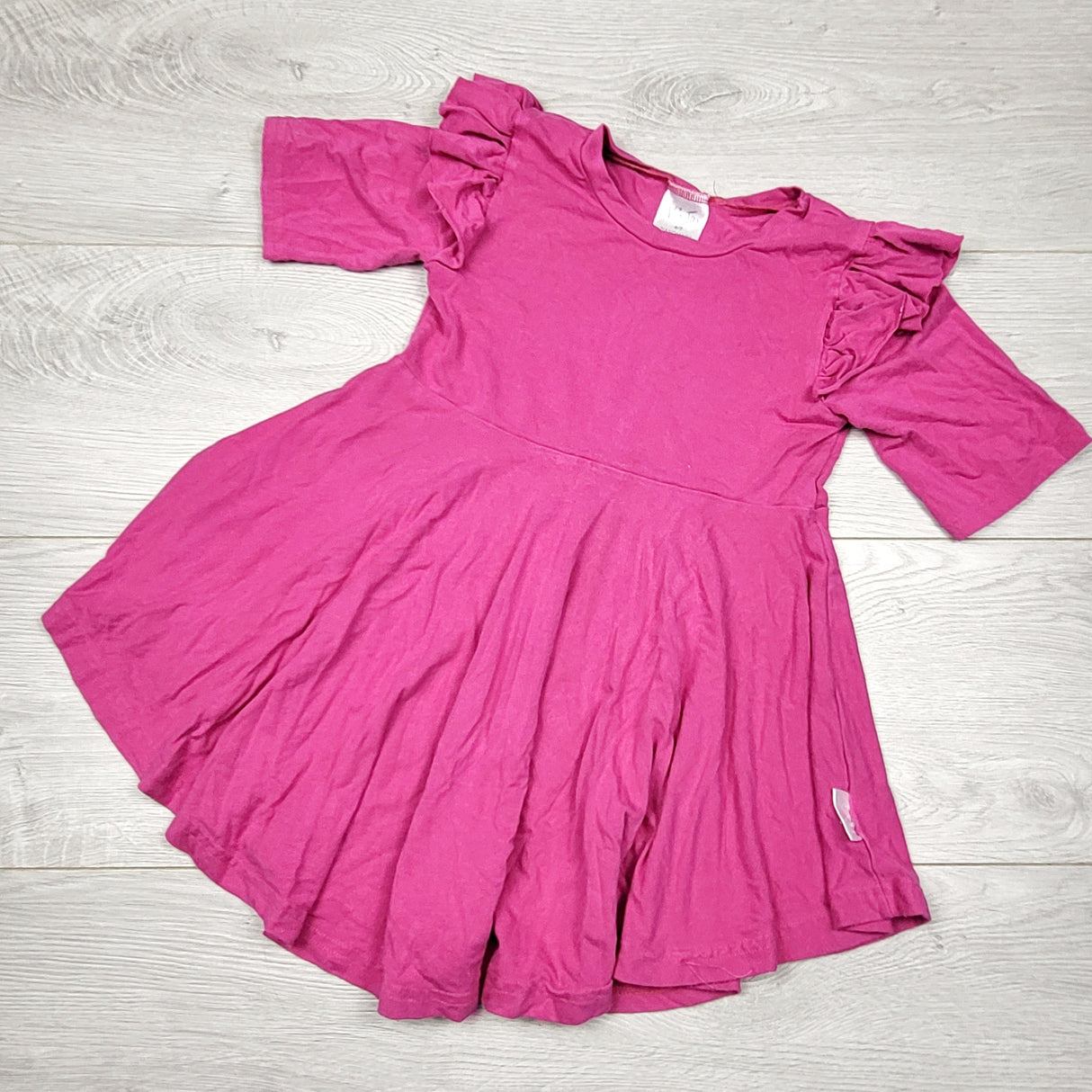 KTBL33 - Vi and Jax pink bamboo twirl dress. Size 6/7