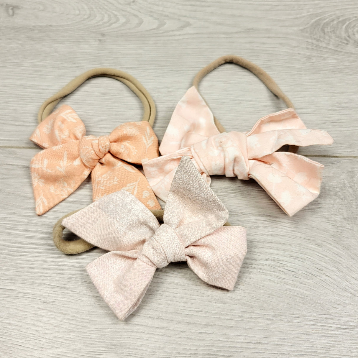 HBRK1 - Trio of nylon headband with bows