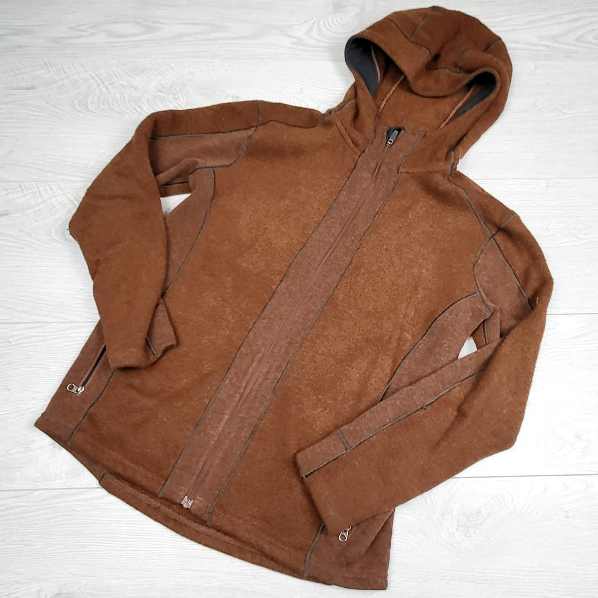 HBRK1 - Kuhl Born in the Mountains knit zip up jacket. Size 10/12