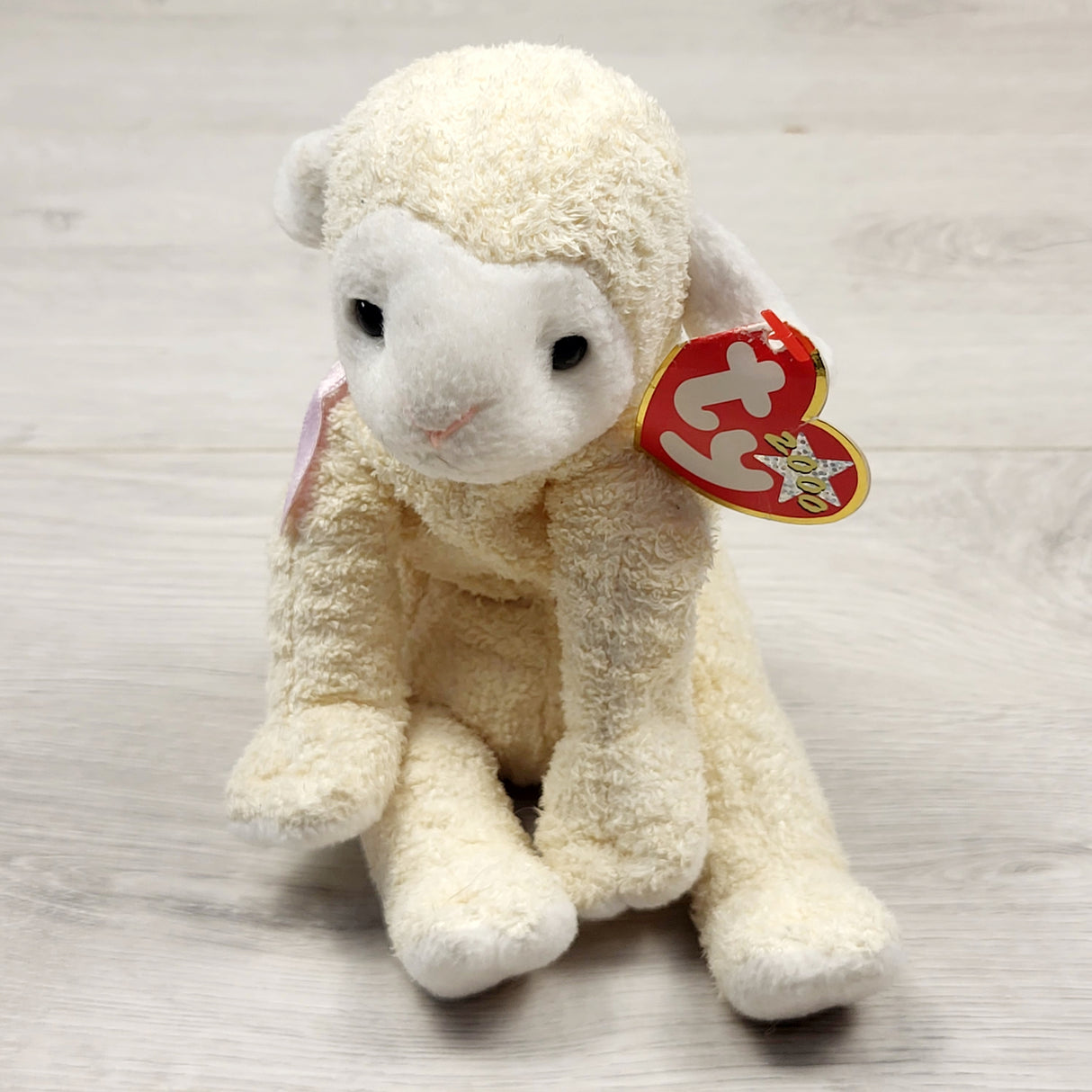 HBRK - NEW - Vintage 2000 Ty beanie boo lamb "Fleecie"