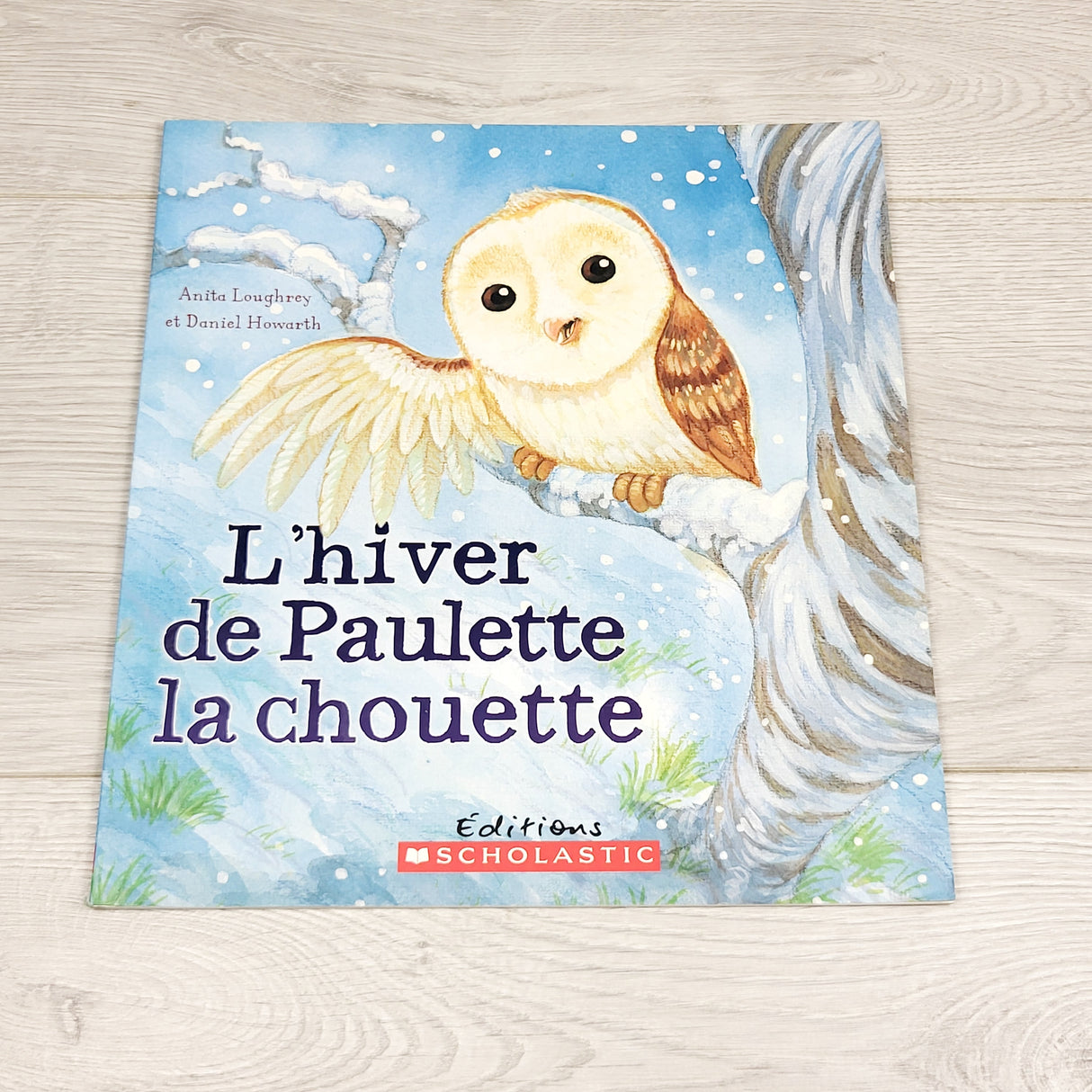 SRIS2 - L'hiver de Paulette la chouette. Soft cover French language book