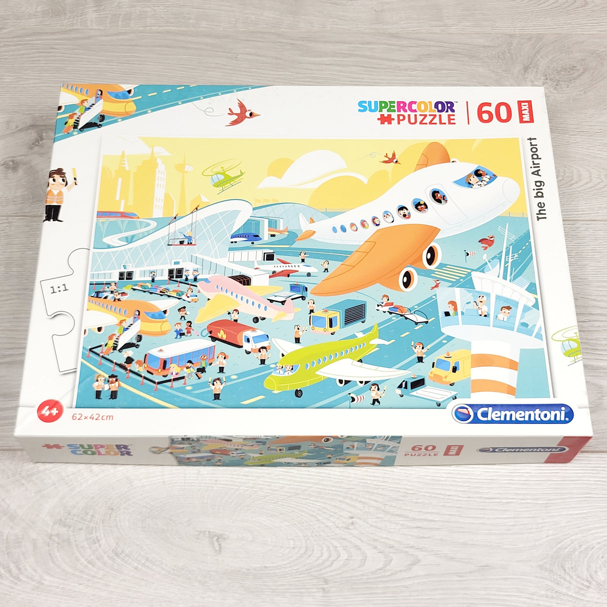 SRIS2 - Clementoni "The Big Airport" 60pc jigsaw puzzle