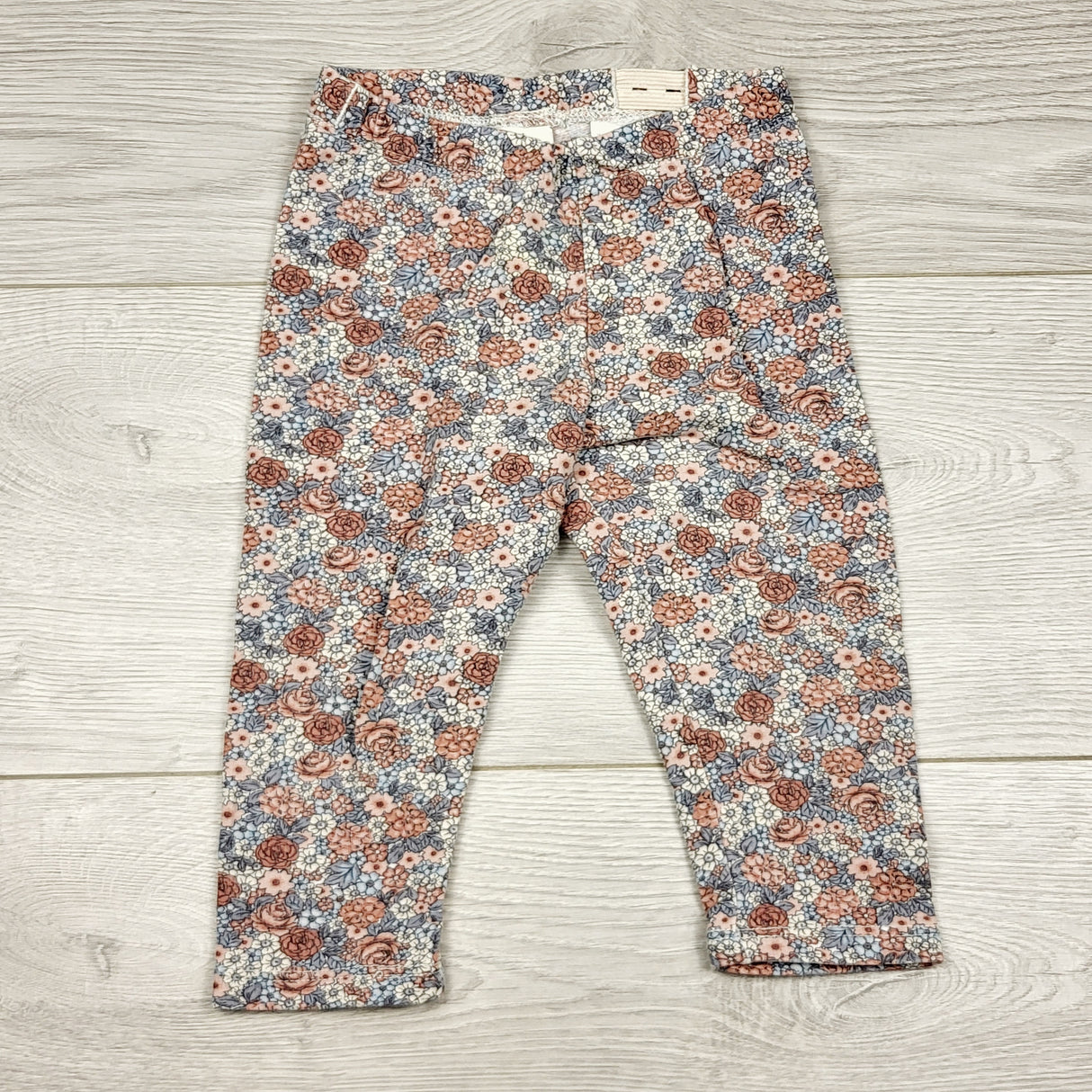 ECRS4 - H and M floral print leggings. Size 9-12 months