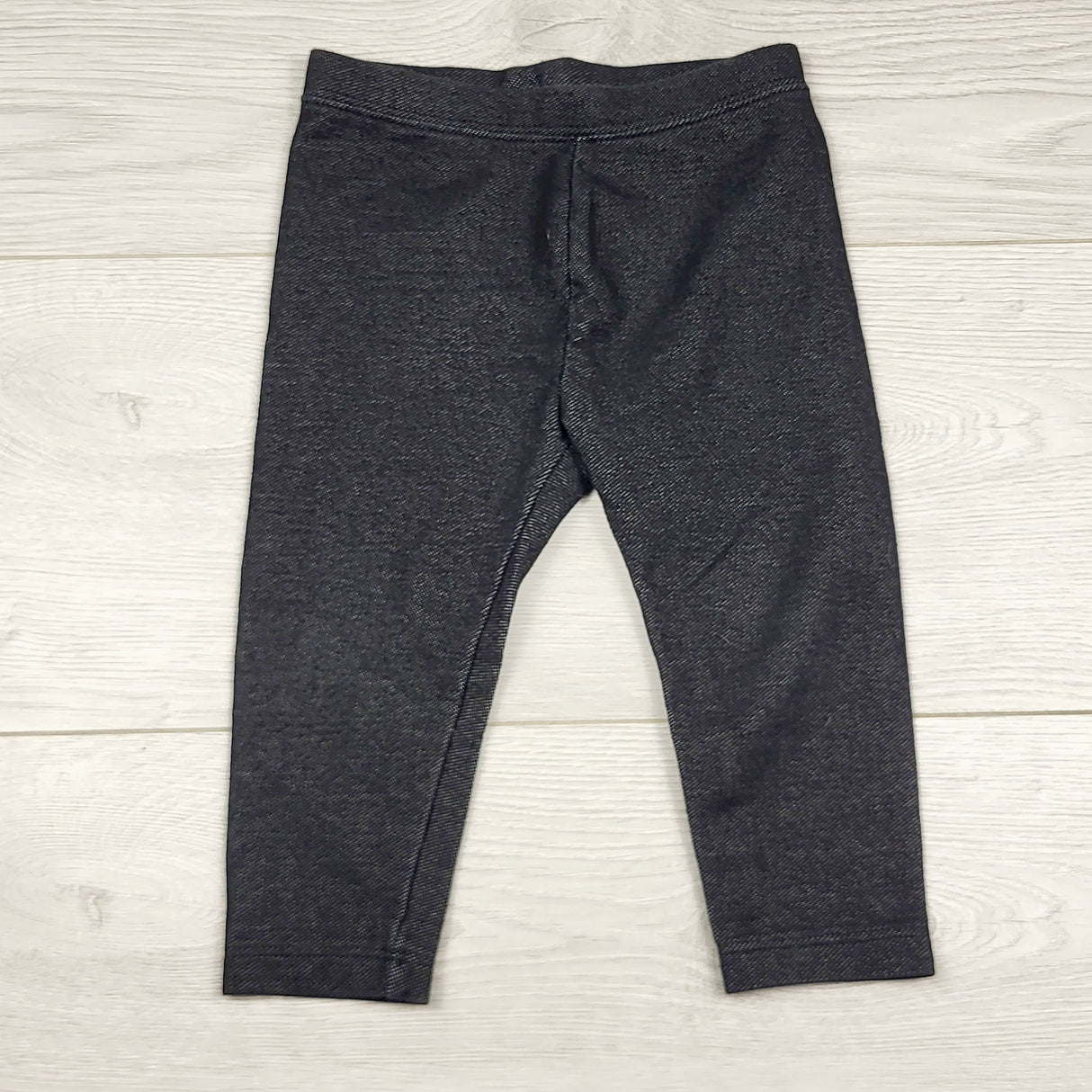 ECRS4 - Gap denim look cotton leggings. Size 12-18 months