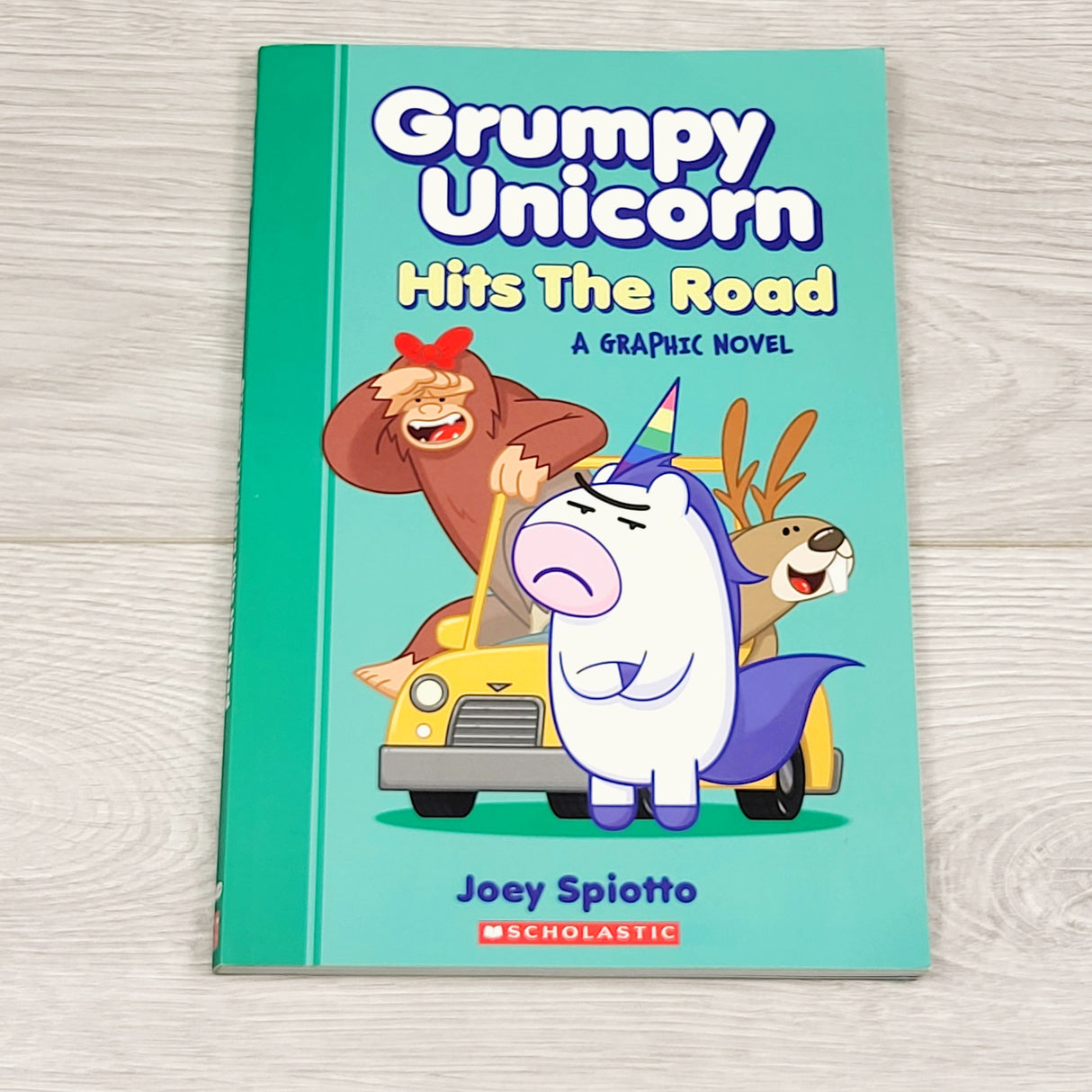 CKFT1 - Grumpy Unicorn Hits the Road. Soft cover full colour graphic novel