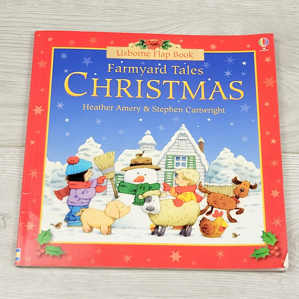 CKFT1 - Farmyard Tales Christmas. Soft cover Usborne lift the flap book