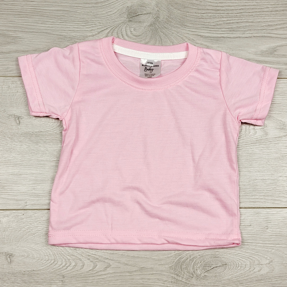 CKFT1 - Pink Blanks Blanks Baby t-shirt. Size 6-12 months