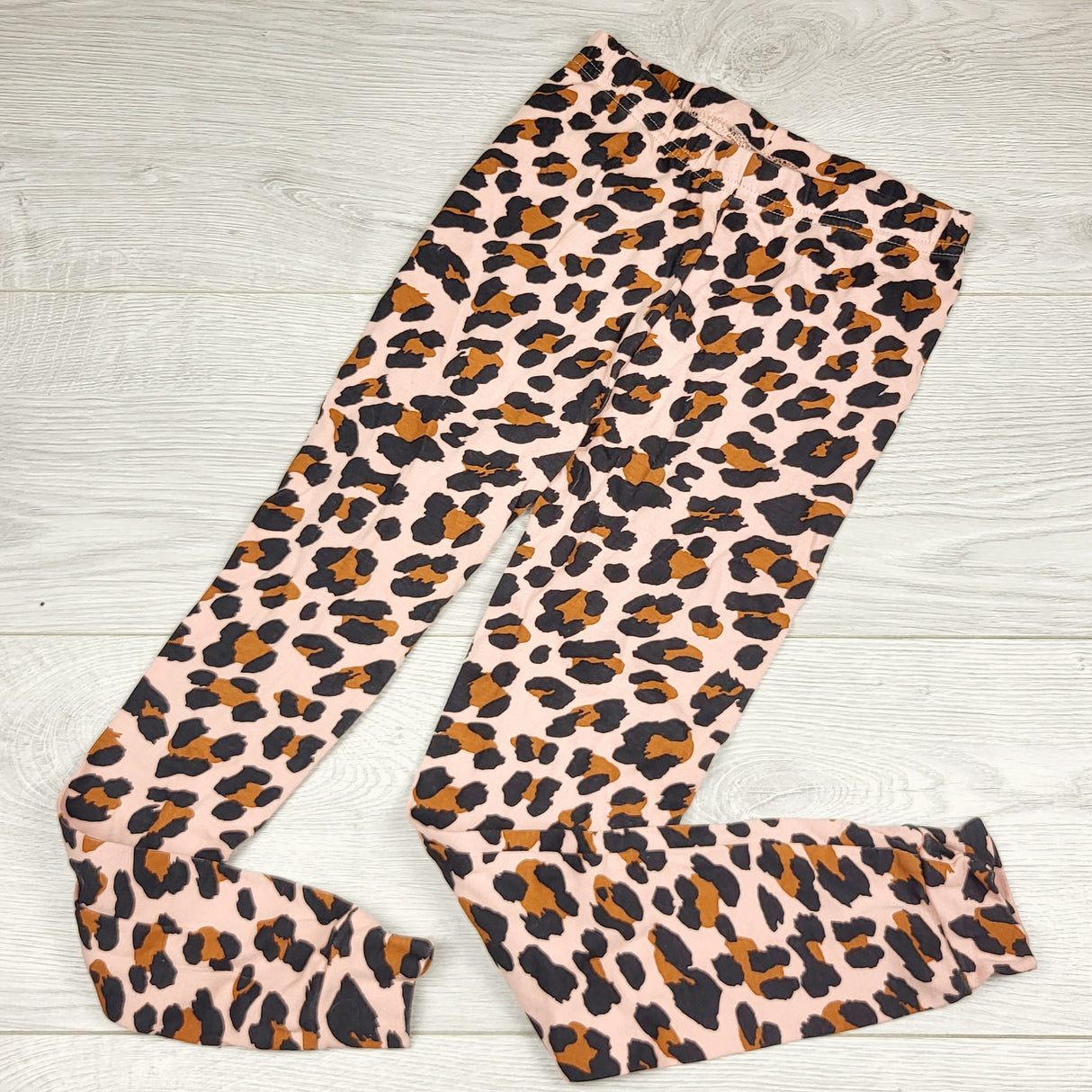 CKFT1 - Children's Place leopard print leggings. Size 6X/7