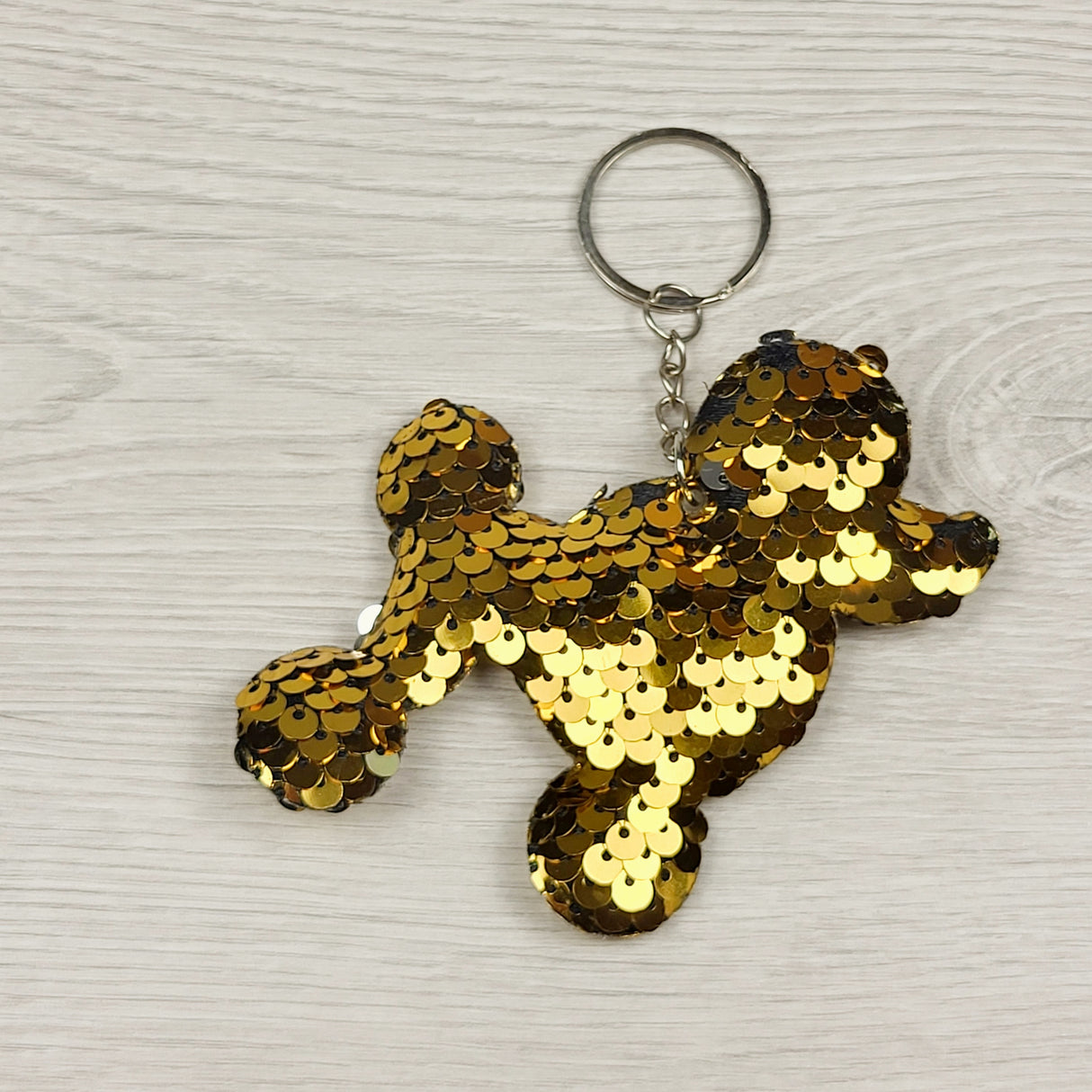 CKFT1 - Flip sequin dog keychain