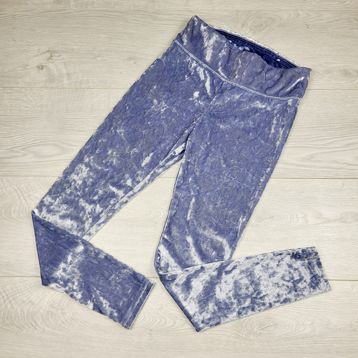 BVRN1 - Justice velvet leggings with sparkles. Size 10