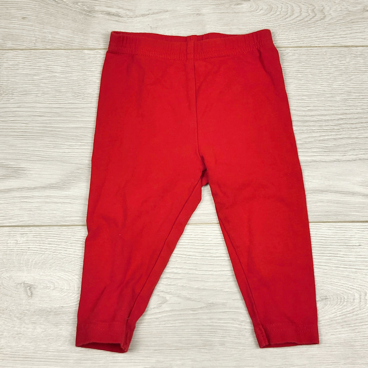 COWN1 - Carters red cotton leggings. Size 9 months