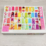 JDT1 - Popsicle Rainbow jigsaw puzzle - MISSING ONE EDGE PIECE