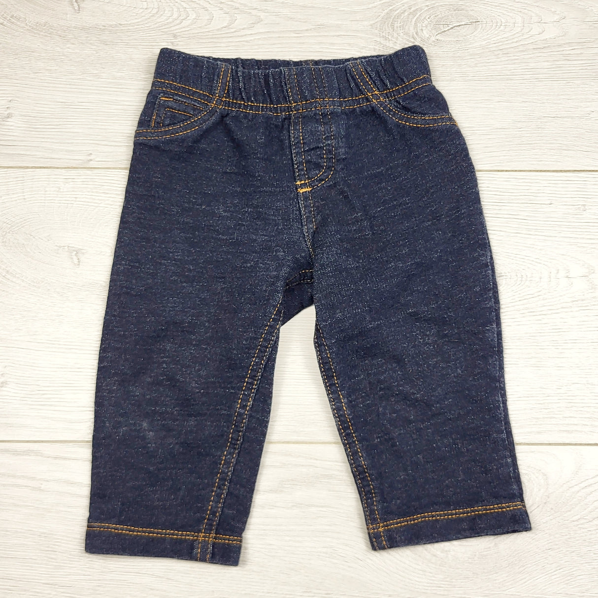 LMAC2 - Carters denim look cotton pants. Size 9 months