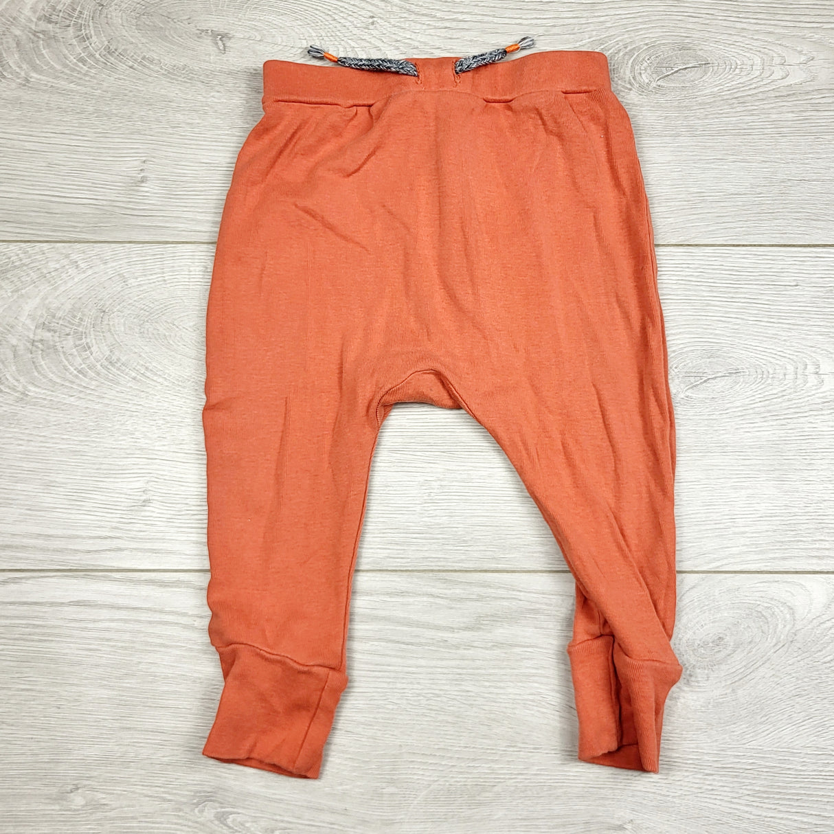 LMAC22 - Joe orange cotton pants. Size 6-12 months