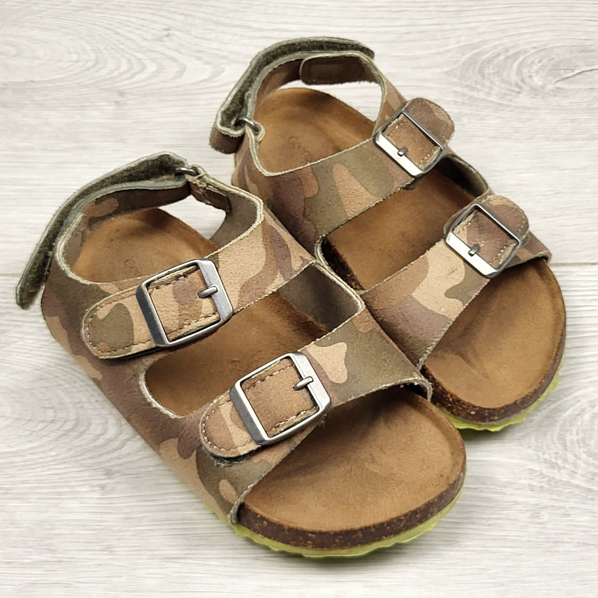 KTML1 - George camouflage "Theo" sandals. Size 10