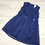 BVRN3 - Carters navy chiffon special occasion dress. Size 9 months