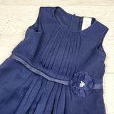 BVRN3 - Carters navy chiffon special occasion dress. Size 9 months