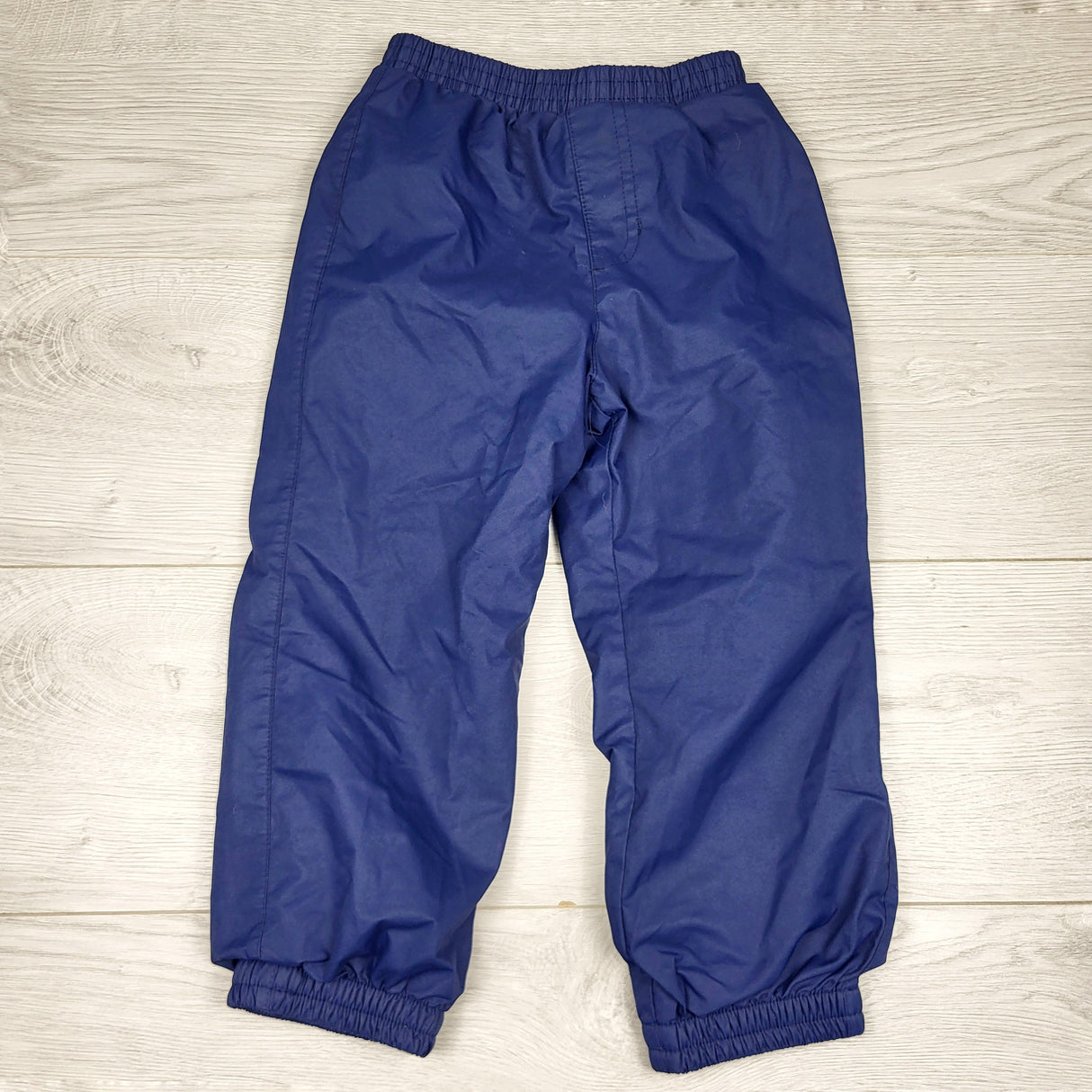 JMCL2 - Navy jersey lined rain pants. Size 2/3T