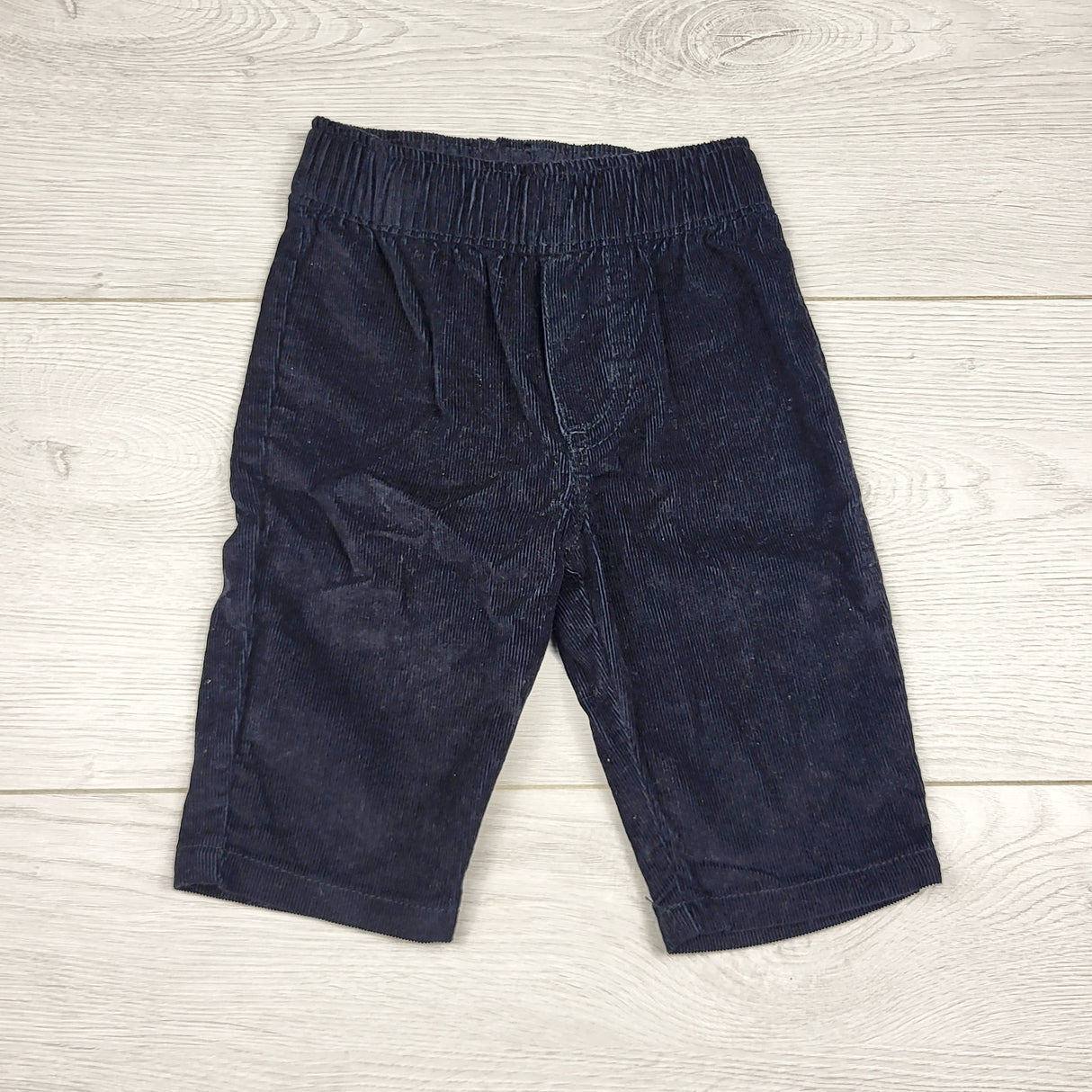 RUBH2 - Carters black pull on corduroy pants. Size 3 months