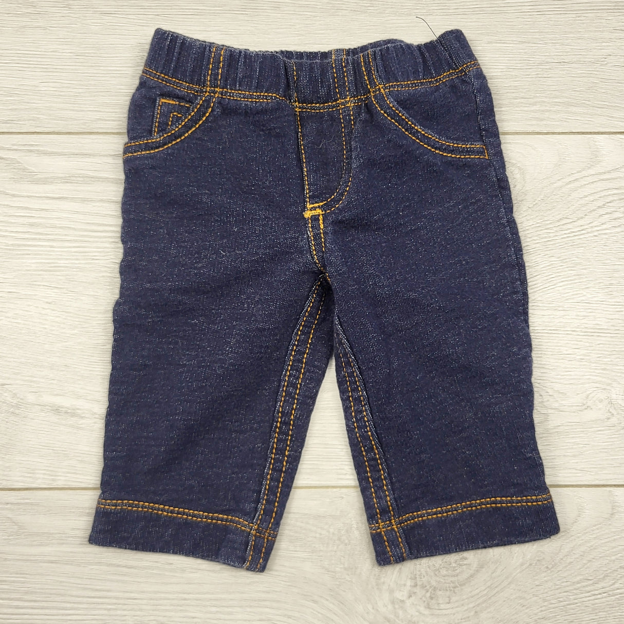 STFT22 - Carters denim look cotton pants. Size 3 months