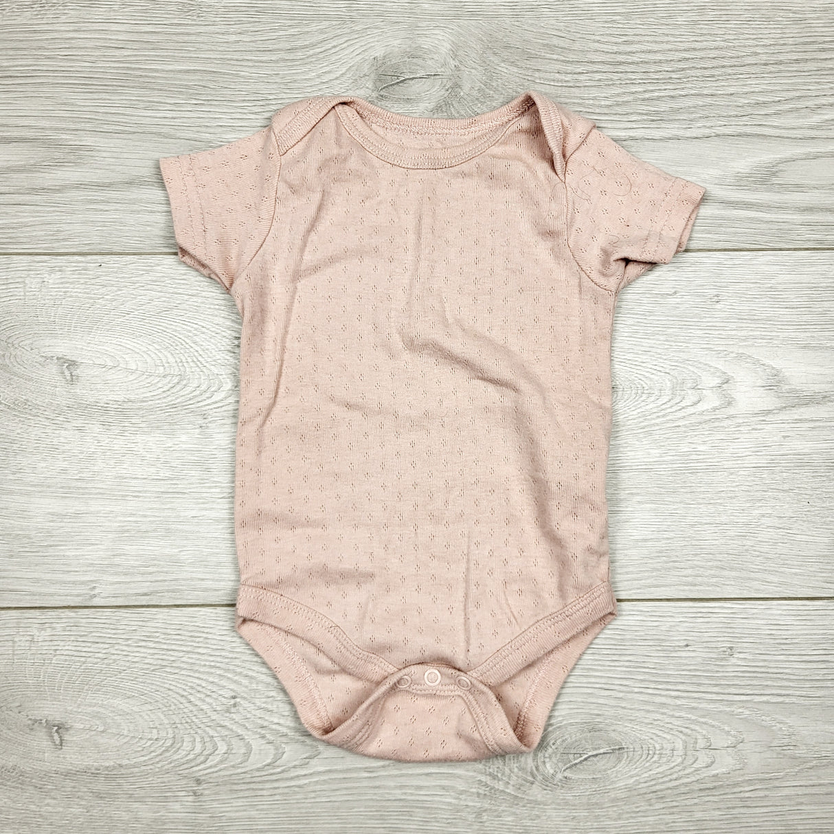 BVRN44 - Kyle and Deena pink short sleeved bodysuit. Size 6-9 months