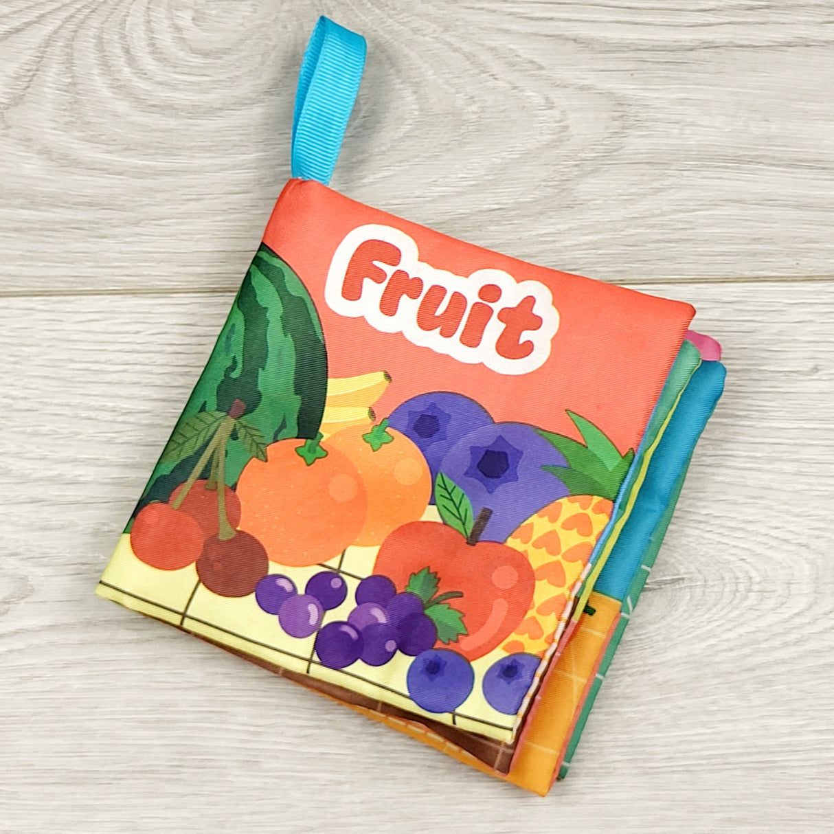 KHEN1 - Fruit cloth book with squeaker