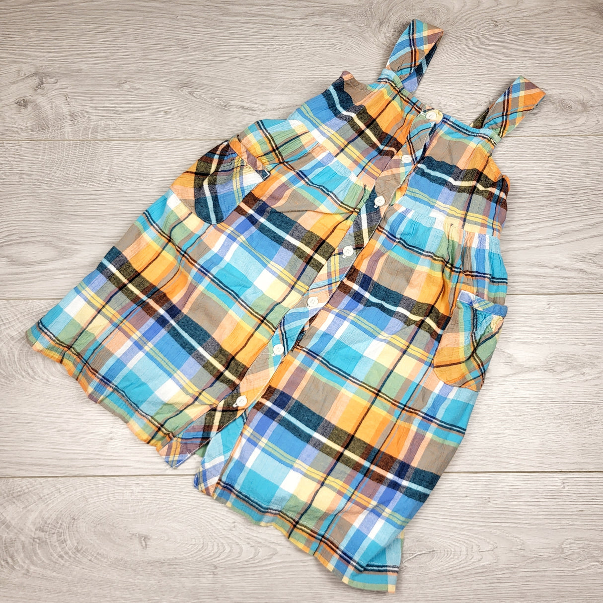 ADAL2- Gymboree plaid sleeveless dress. Size 6