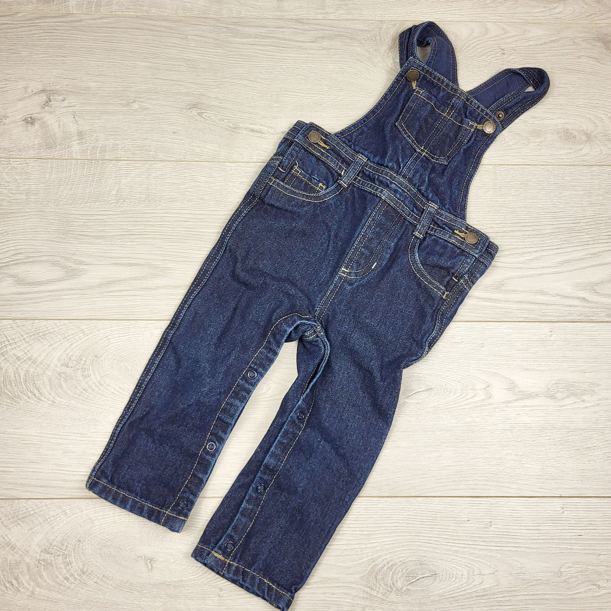 JMCL3 - Joe denim overalls. Size 18-24 months