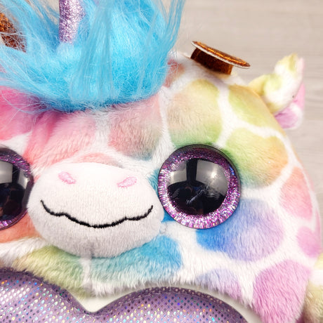 JKZ2 - Zuru Rainbocorns Wild Heart Surprise Giraffe plush.