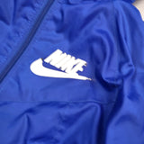 TCAD1 - Nike blue fleece lined hooded jacket. Size 3T