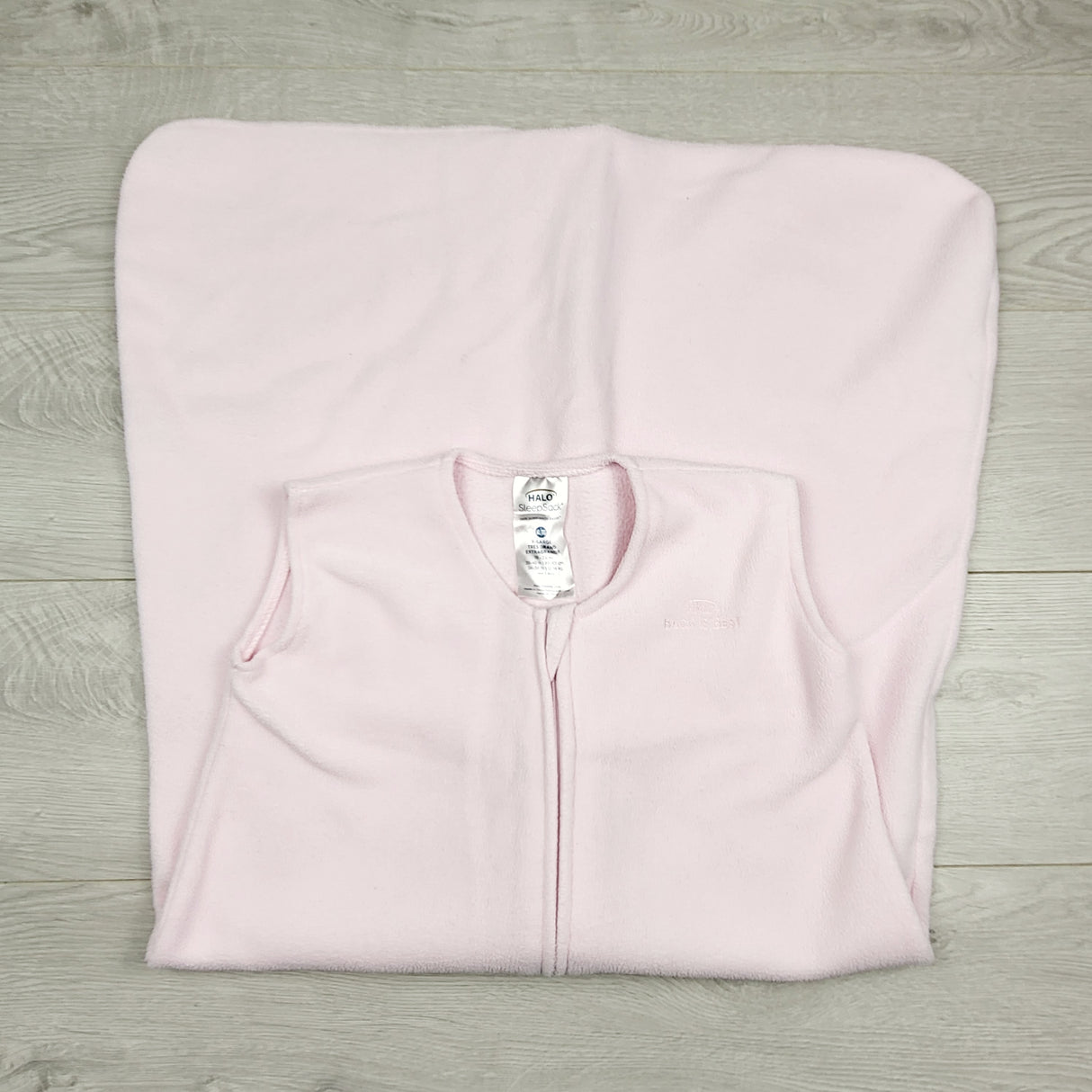 SBWN3 - Halo pink fleece sleep sack. Size 18-24 months