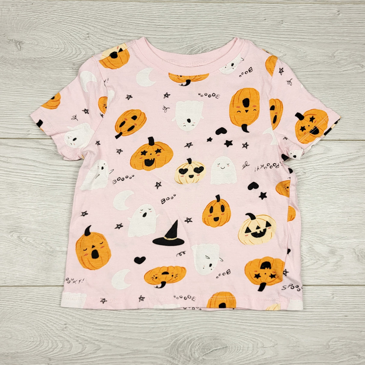 KJHN1 - Old Nav pink Halloween t-shirt. Size 3T