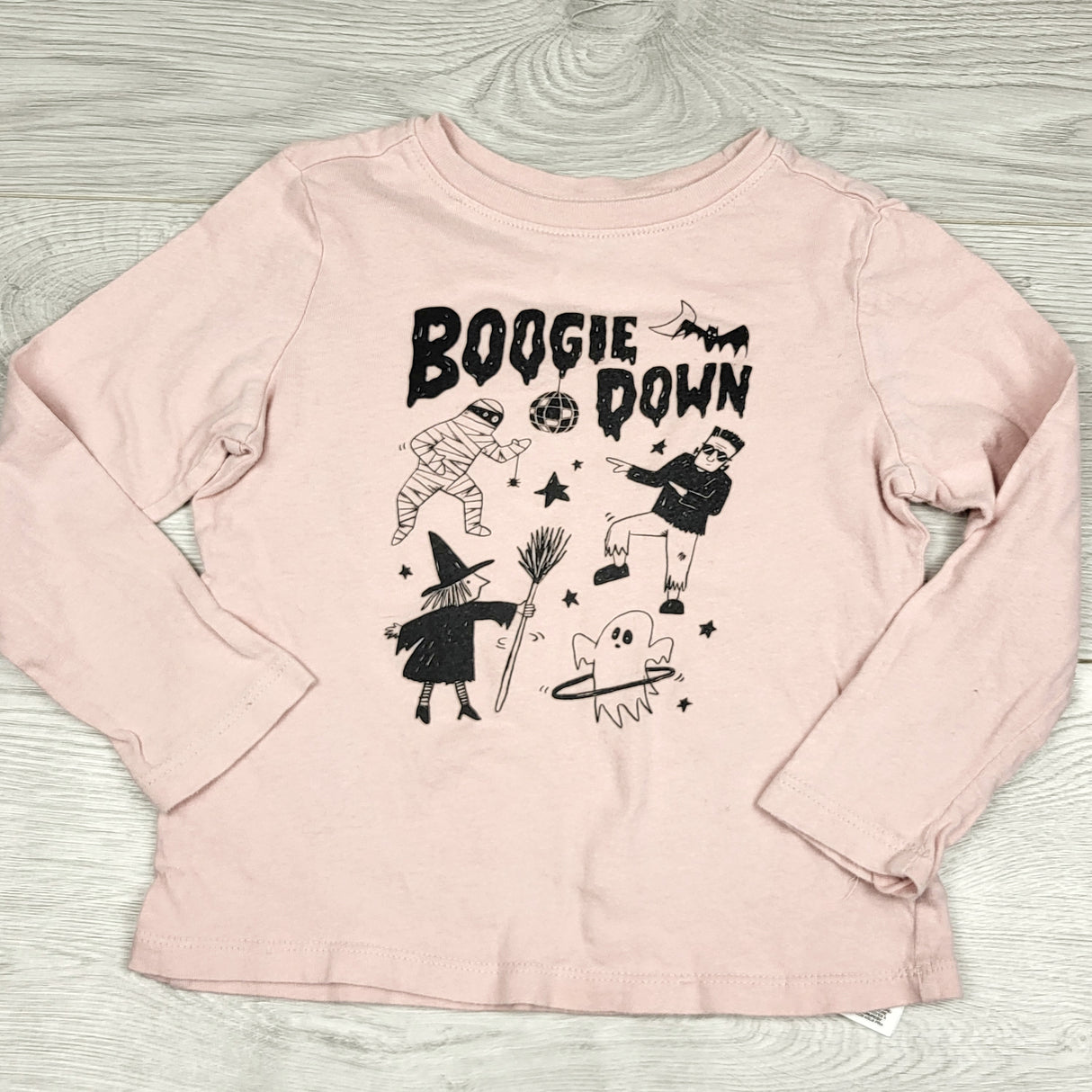 KJHN1 - Old Navy pink "Boogie Down" shirt. Size 3T