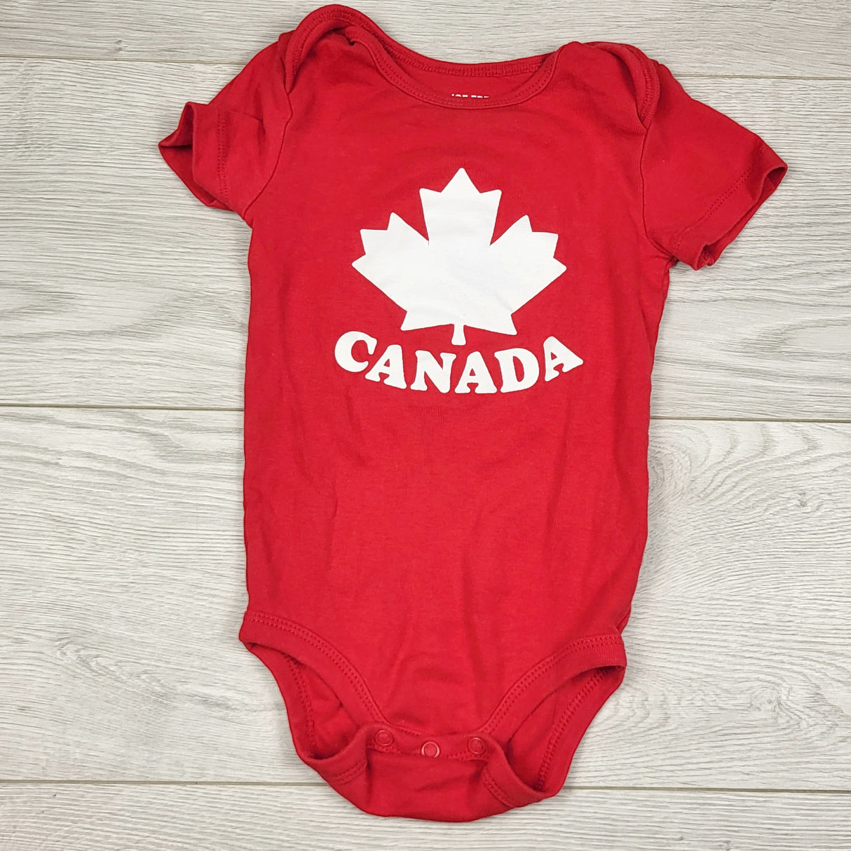 THNG11 - Joe red "Canada" bodysuit. Size 12-18 months