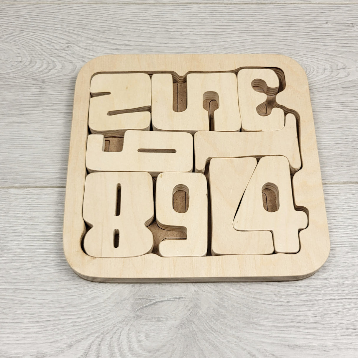 TSMP4 - IKEA wooden number puzzle