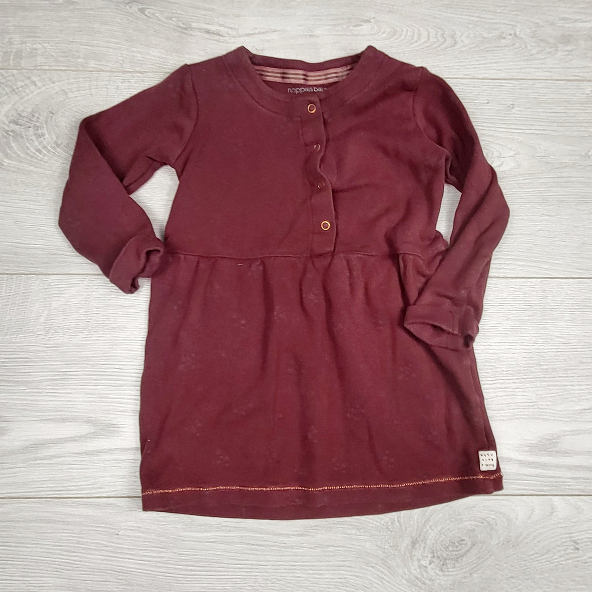 BMAC2 - Noppies burgundy dress. Size 12-18 months