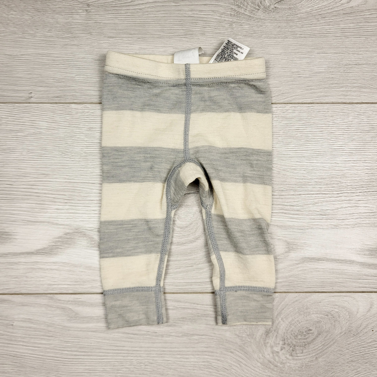 KHEN5 - Teeny Weeny striped Merino wool pants. Size Newborn