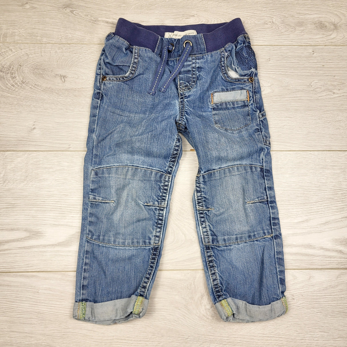 ADRT1 - Krickets distressed pull on jeans. Size 2T