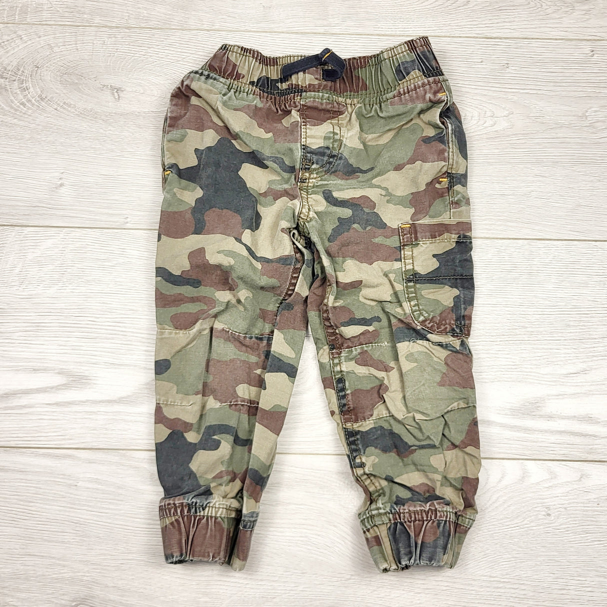 CCAM1 - Joe camouflage cargo joggers. Size 2T