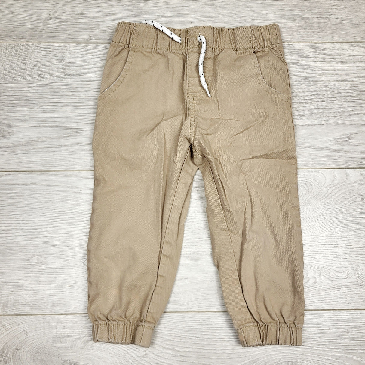 SMRSH1 - Perry Ellis tan pull on joggers. Size 24 months