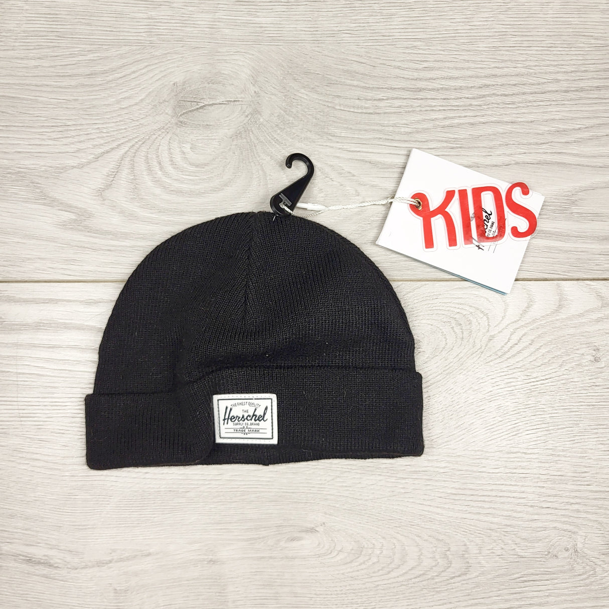 SMRSH1 - NEW - Herschel black beanie. Size 6-18 months