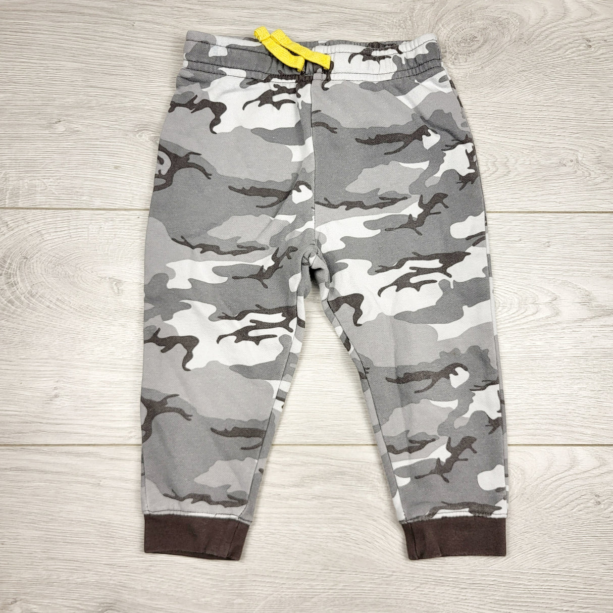 RGRN1 - George grey camouflage cotton pants. Size 12-18 months