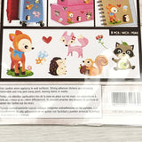 LSEV1 - NEW - Home Deco 8pc peel and stick wall stickers (woodland animals)