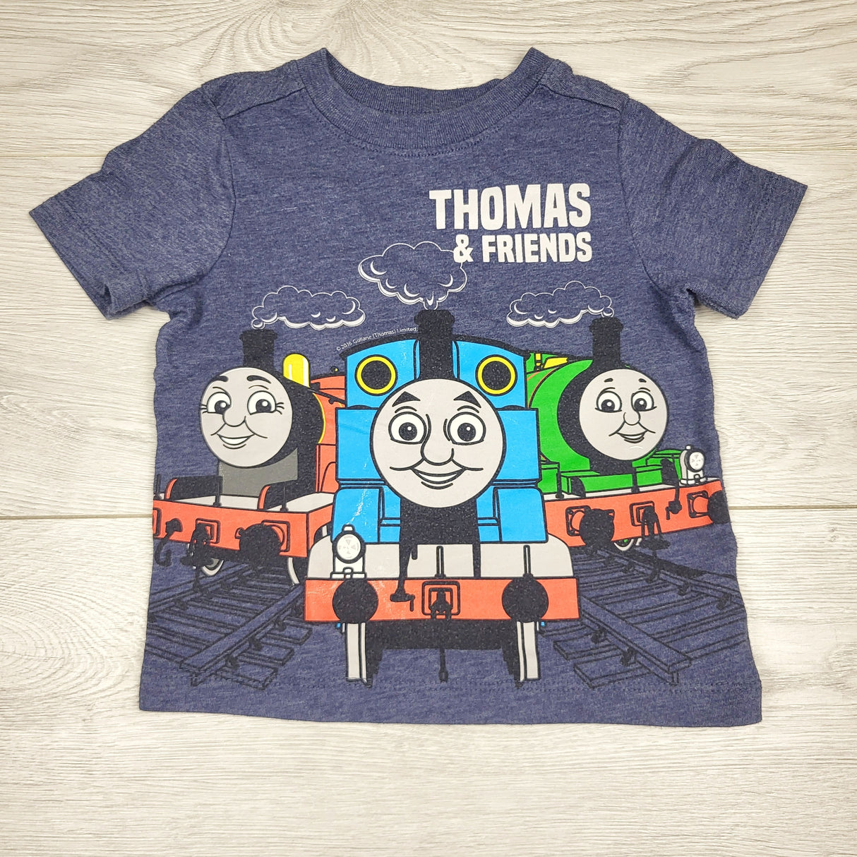 RGRN2 - Old Navy blue Thomas the Tank t-shirt. Size 18-24 months