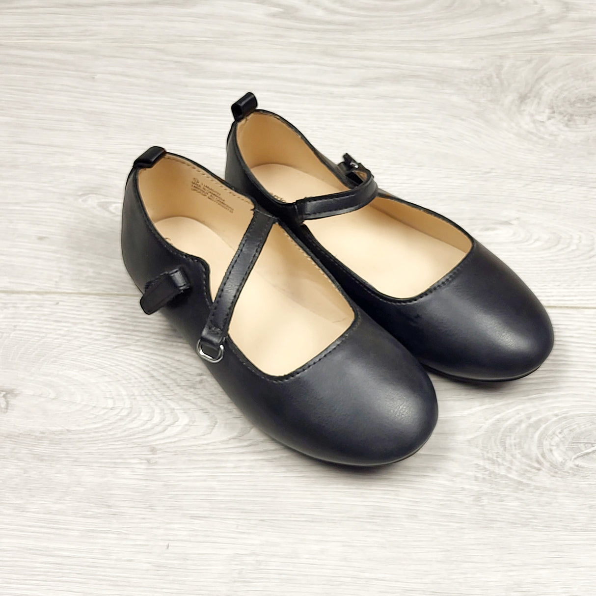 NKLB2 - George black flats. Size 11