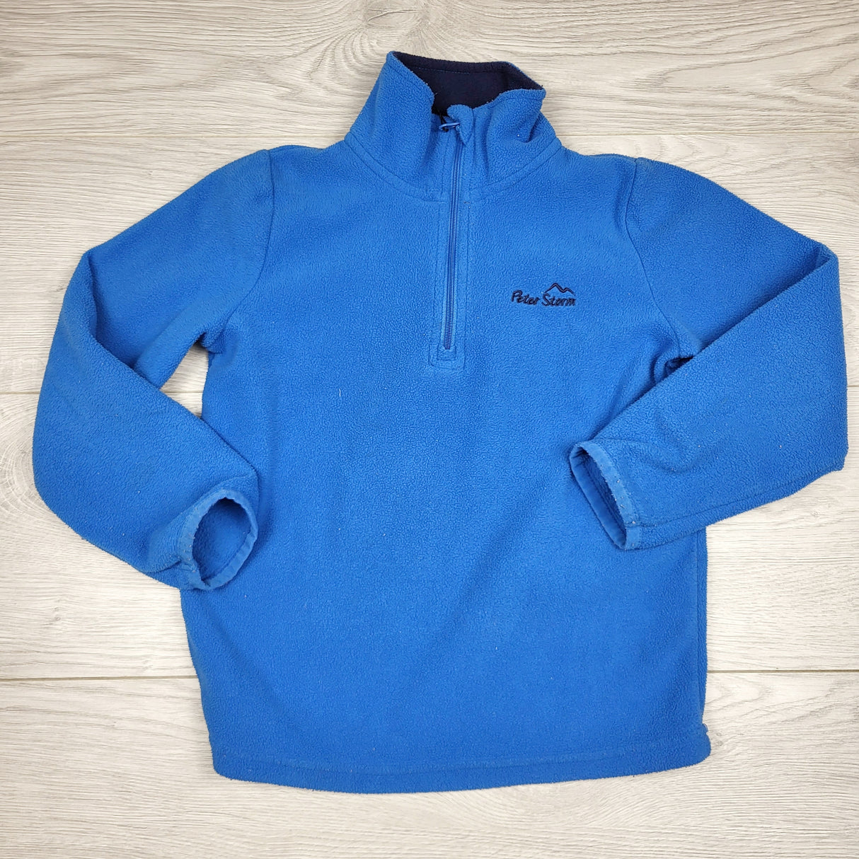 MDWY1 - Peter Storm blue half zip fleece pullover. Size 3/4T